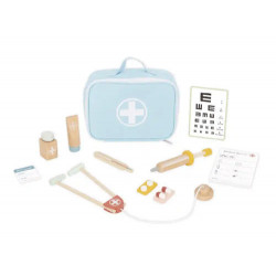 JUEGO INFANTIL IMAGINOVO MADERA MALETIN DE MEDICO +3 AÑOS 11 PIEZAS 24,5X18X10CM