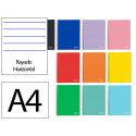 CUADERNO ESPIRAL LIDERPAPEL A4 MICRO WITTY TAPA DURA 120H 90GR HORIZONTAL 8MM 5 BANDAS 4 TALADROS CO