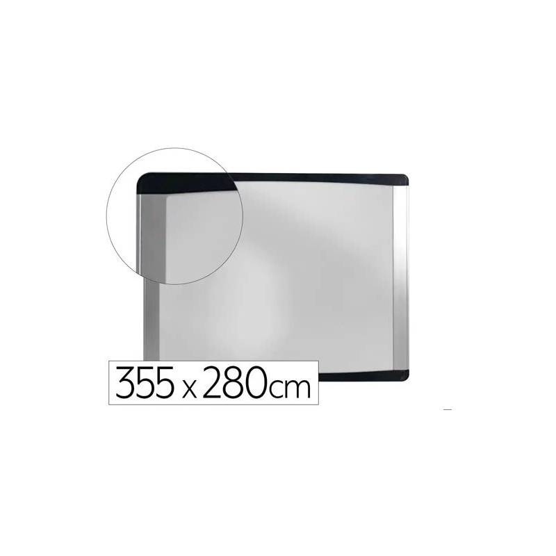 PIZARRA BLANCA BI-OFFICE INKA MAGNETICA ACERO LACADO MARCO DE ALUMINIO 355X280 CM
