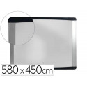 PIZARRA BLANCA BI-OFFICE INKA MAGNETICA ACERO LACADO MARCO DE ALUMINIO 580X450 CM