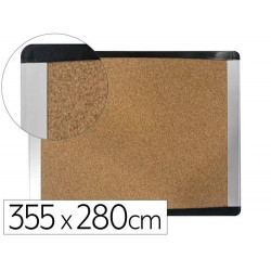 PIZARRA CORCHO BI-OFFICE INKA RECICLADO MARCO DE ALUMINIO 355X280 CM
