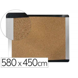 PIZARRA CORCHO BI-OFFICE INKA RECICLADO MARCO DE ALUMINIO 580X450 CM