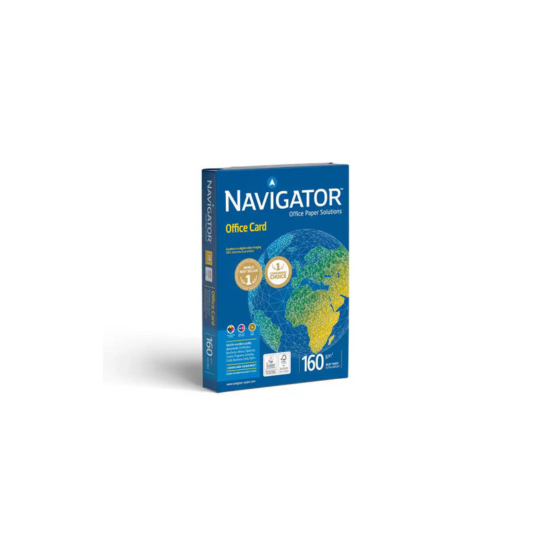 PAPEL FOTOCOPIADORA NAVIGATOR DIN A3 160 GRAMOS PAPEL MULTIUSO INK-JET Y LASER PAQUETE DE 250 HOJAS