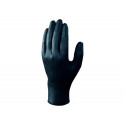 GUANTES DE NITRILO DELTAPLUS QUIMICO DESECHABLE NO EMPOLVADO TALLA 7/8 COLOR NEGRO CAJA DE 100 UNIDA