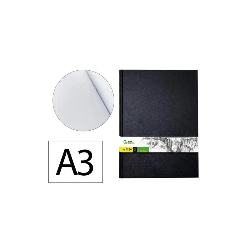 BLOC DIBUJO LIDERPAPEL ESBOZOS ENCUADERNADO DIN A3 420X297 MM 100 HOJAS 100 GR/M2