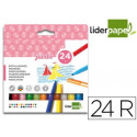 ROTULADOR LIDERPAPEL JUMBO CAJA DE 24 UNIDADES COLORES SURTIDOS