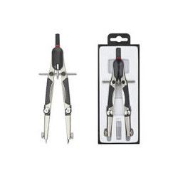 COMPAS ROTRING COMPACT MICROMETRICO AJUSTE RAPIDO LONGITUD 17 CM CIRCUNFERENCIA 36 CM