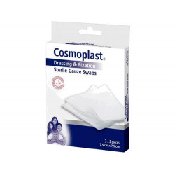 GASA ESTERILIZADA COSMOPLAST UNIVERSAL 75X75 MM CAJA DE 6 UNIDADES