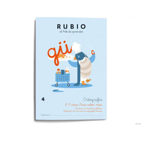 CUADERNO RUBIO ORTOGRAFIA 4 CUADERNO RUBIO ORTOGRAFIA 4