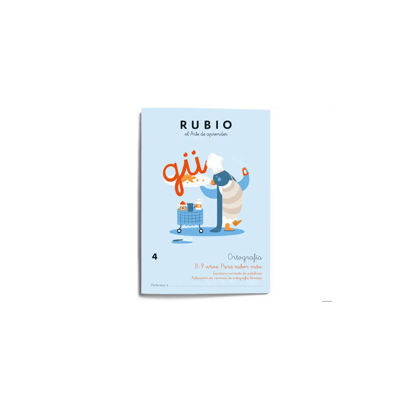 CUADERNO RUBIO ORTOGRAFIA 4