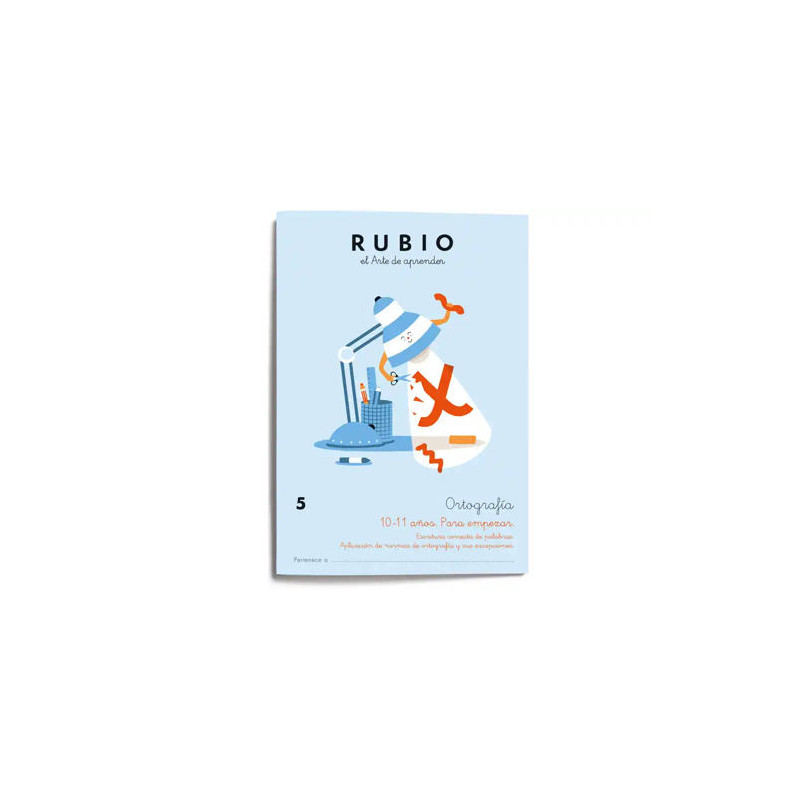 CUADERNO RUBIO ORTOGRAFIA 5