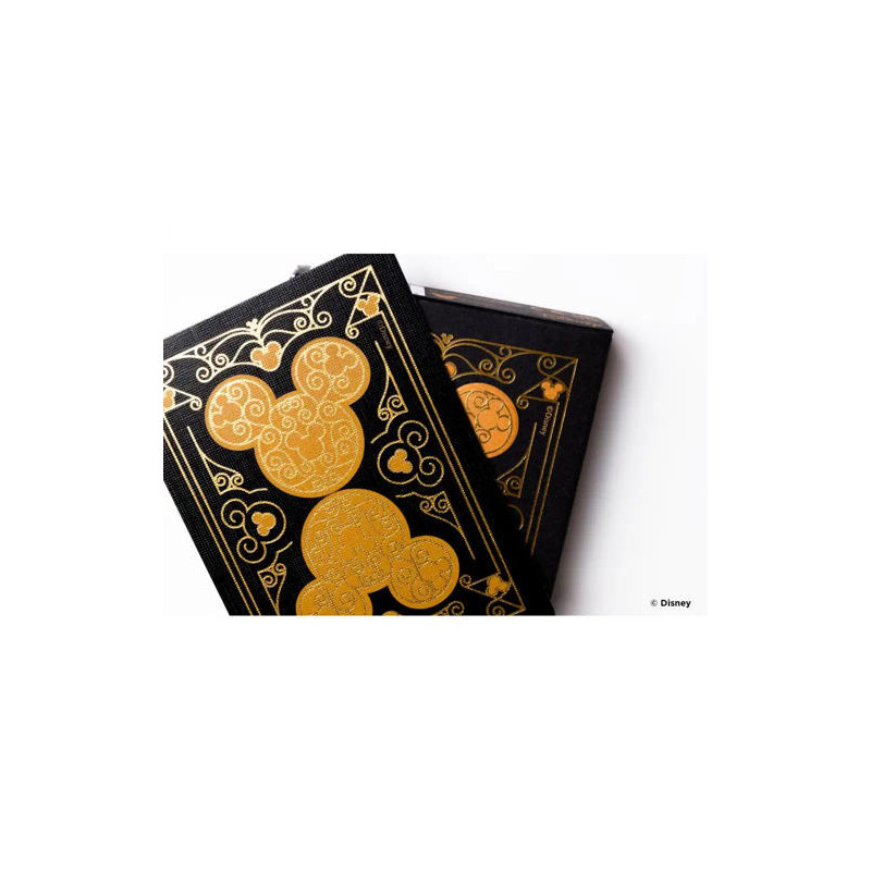 BARAJA DE CARTAS BICYCLE DISNEY BLACK AND GOLD MICKEY