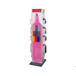 ROTULADOR FABER CASTELL FLUORESCENTE FAMILIA TEXTLINER EXPOSITOR DE SUELO 480 UNIDADES COLORES SURTI
