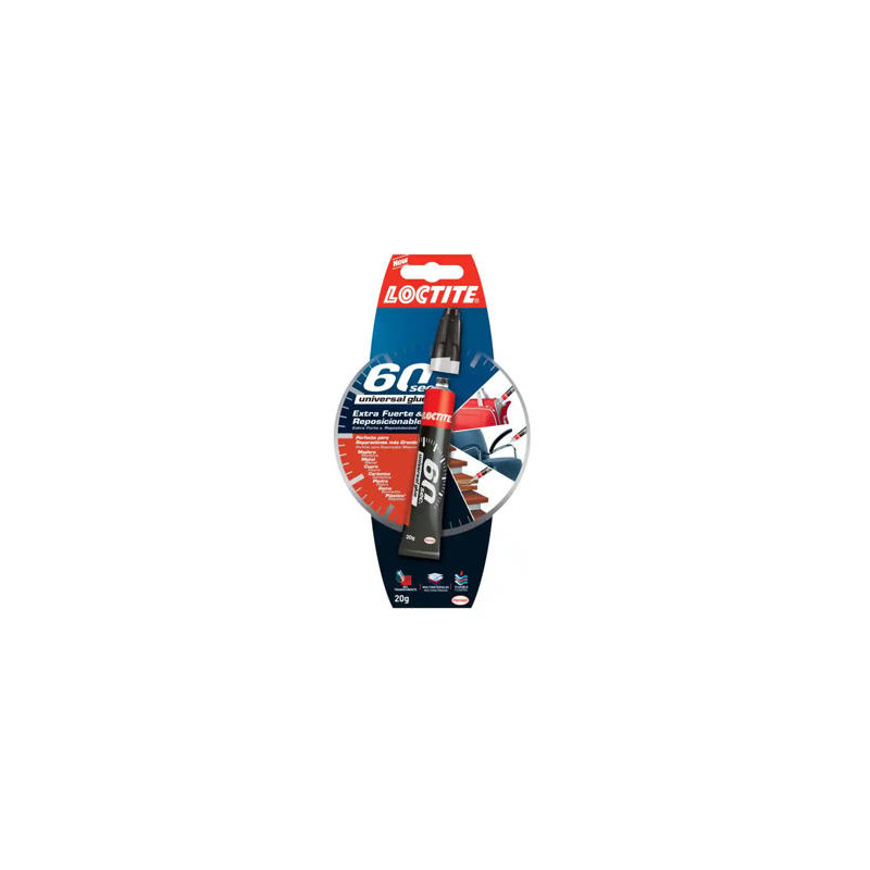 PEGAMENTO LOCTITE UNIVERSAL GLUE EXTRA FUERTE 60 SEGUNDOS 20 GR