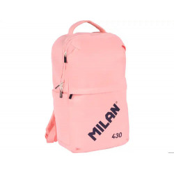 MOCHILA ESCOLAR MILAN CON CIERRE DE SEGURIDAD 15 LITROS 430 SINCE 1918 COLOR ROSA