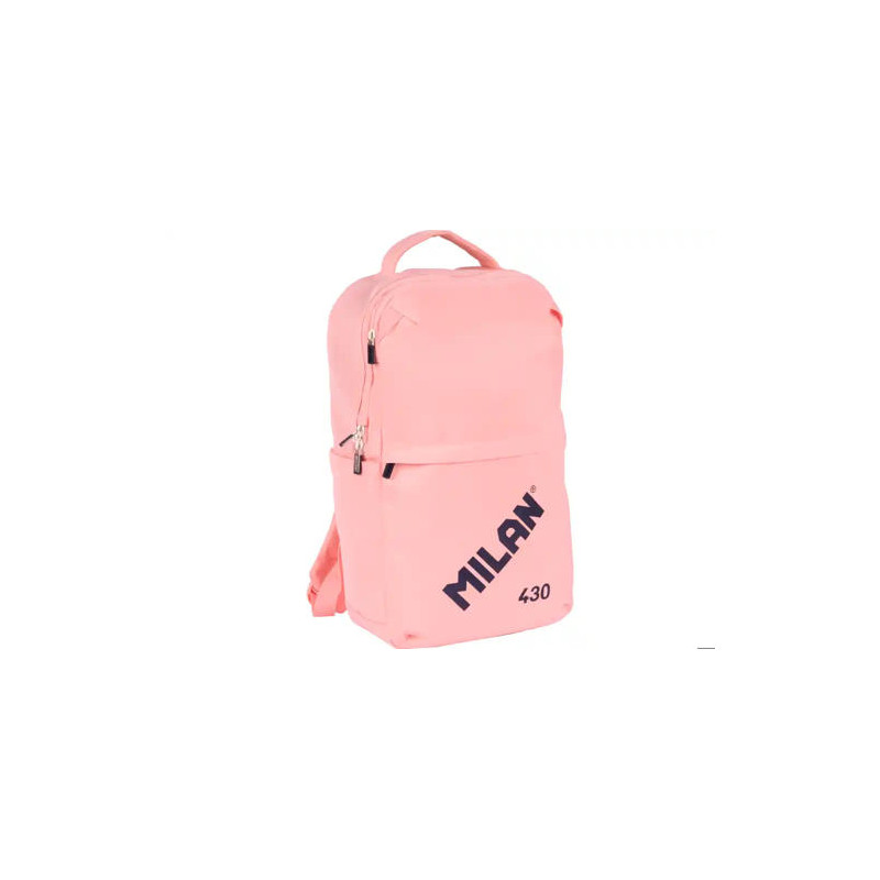 MOCHILA ESCOLAR MILAN CON CIERRE DE SEGURIDAD 15 LITROS 430 SINCE 1918 COLOR ROSA
