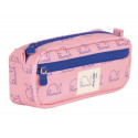 ESTUCHE PORTATODO MILAN RECTANGULAR 2 CREMALLERAS COLECCION 460 SINCE 1918 COLOR ROSA