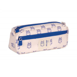 ESTUCHE PORTATODO MILAN RECTANGULAR 2 CREMALLERAS COLECCION 460 SINCE 1918 COLOR BEIGE 210X60X85 CM