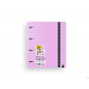 CARPETA CARCHIVO MY RULES 4 ANILLAS 35 MM POLIPROPILENO FOAM 360 DIN A4 RECAMBIO 100 H CON GOMILLA C