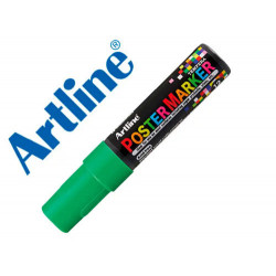 ROTULADOR ARTLINE POSTER MARKER EPP-12 PUNTA RECTANGULAR 12 MM COLOR VERDE FLUOR