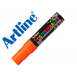ROTULADOR ARTLINE POSTER MARKER EPP-12 PUNTA RECTANGULAR 12 MM COLOR NARANJA FLUOR