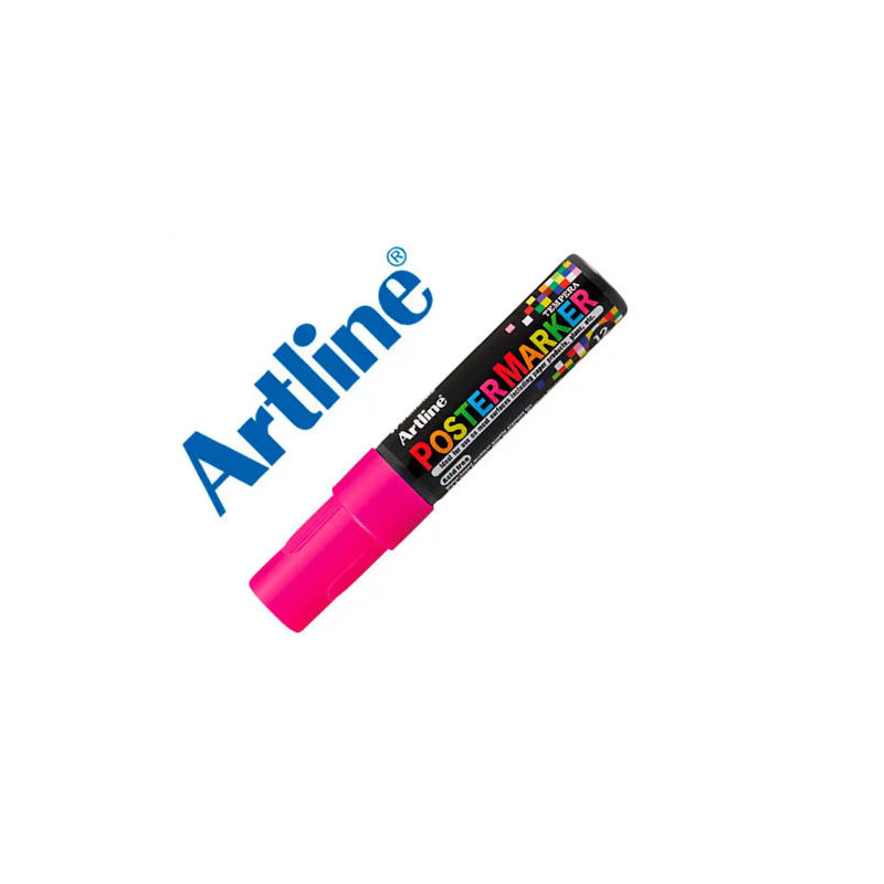 ROTULADOR ARTLINE POSTER MARKER EPP-12 PUNTA RECTANGULAR 12 MM COLOR ROSA FLUOR