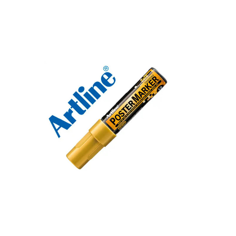 ROTULADOR ARTLINE POSTER MARKER EPP-12 PUNTA RECTANGULAR 12 MM COLOR ORO
