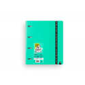 CARPETA CARCHIVO MY RULES 4 ANILLAS 35 MM POLIPROPILENO FOAM 360 DIN A4 RECAMBIO 100 H CON GOMILLA C