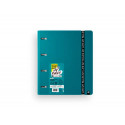 CARPETA CARCHIVO MY RULES 4 ANILLAS 35 MM POLIPROPILENO FOAM 360 DIN A4 RECAMBIO 100 H CON GOMILLA C