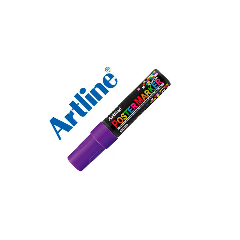 ROTULADOR ARTLINE POSTER MARKER EPP-12 PUNTA RECTANGULAR 12 MM COLOR VIOLETA
