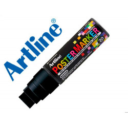 ROTULADOR ARTLINE POSTER MARKER EPP-20 PUNTA RECTANGULAR 20 MM COLOR NEGRO