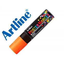 ROTULADOR ARTLINE POSTER MARKER EPP-20 PUNTA RECTANGULAR 20 MM COLOR NARANJA FLUOR