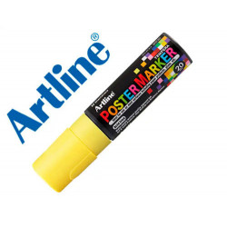 ROTULADOR ARTLINE POSTER MARKER EPP-20 PUNTA RECTANGULAR 20 MM COLOR AMARILLO FLUOR