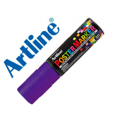ROTULADOR ARTLINE POSTER MARKER EPP-20 PUNTA RECTANGULAR 20 MM COLOR VIOLETA