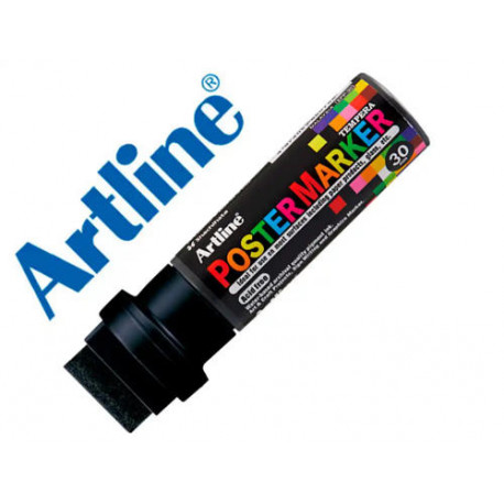 ROTULADOR ARTLINE POSTER MARKER EPP-30 PUNTA RECTANGULAR 30 MM COLOR NEGRO ROTULADOR ARTLINE POSTER MARKER EPP-30 PUNTA RECTANGULAR 30 MM COLOR NEGRO