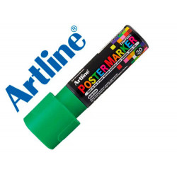 ROTULADOR ARTLINE POSTER MARKER EPP-30 PUNTA RECTANGULAR 30 MM COLOR VERDE FLUOR