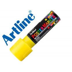 ROTULADOR ARTLINE POSTER MARKER EPP-30 PUNTA RECTANGULAR 30 MM COLOR AMARILLO FLUOR