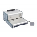 ENCUADERNADORA PARA ESPIRAL YOSAN P156 ELECTRICA CON INSERTADOR PASO 4:1 PERFORA 25 HOJAS ENCUADERNA