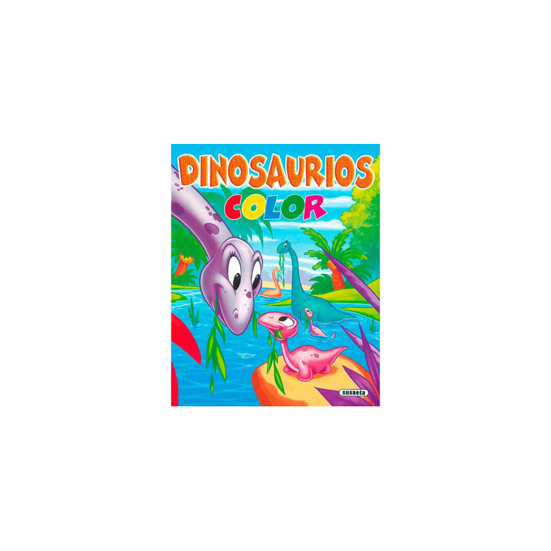 CUADERNO DE COLOREAR SUSAETA DINOSAURIOS 16 PAGINAS 21,5X27 CM