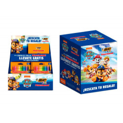 LAPICES CERA PLASTIDECOR CAJA DE 12 COLORES SURTIDOS EXPOSITOR DE 24 UNIDADES + 24 CUADERNOS COLOREA