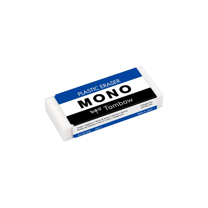 GOMA DE BORRAR TOMBOW PVC MONO TAMAÑO L