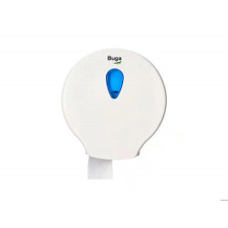 DISPENSADOR PAPEL HIGIENICO INDUSTRIAL BUNZL BUGA FABRICADO EN ABS COLOR BLANCO