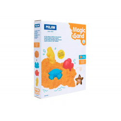 JUEGO MILAN MAGIC SAND ARENA CINETICA CON TRES MOLDES