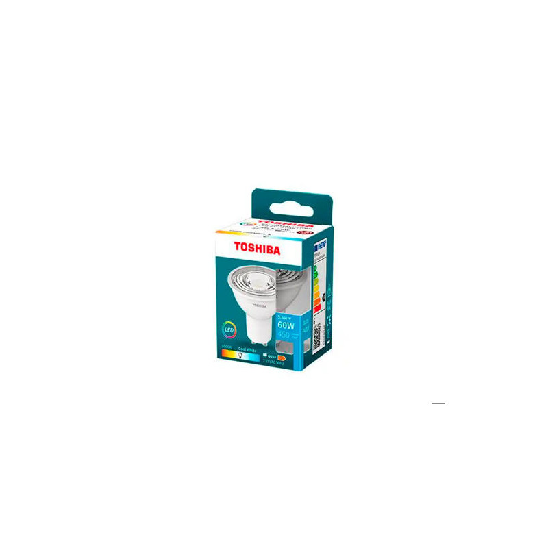 FOCO LED TOSHIBA ESSENTIAL GU10 5.5W LUZ FRIA 6500K