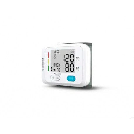 TENSIOMETRO DE MUÑECA MEDISANA ECOMED AUTOMATICO CON MEMORIA DUAL Y DETECTOR DE ARRITMIAS TENSIOMETRO DE MUÑECA MEDISANA ECOMED AUTOMATICO CON MEMORIA DUAL Y DETECTOR DE ARRITMIAS