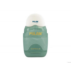 SACAPUNTAS MILAN CAPSULE LAVA PLASTICO 1 USO CON GOMA