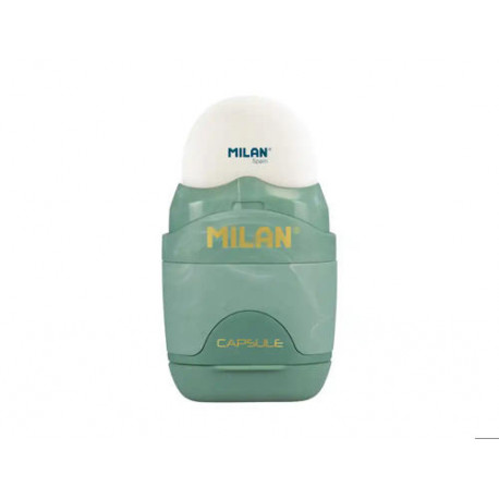 SACAPUNTAS MILAN CAPSULE LAVA PLASTICO 1 USO CON GOMA
