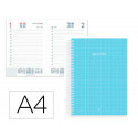 AGENDA ESPIRAL LIDERPAPEL GAZI A4 2026 DIA PAGINA DESIGN 3 PAPEL 70 GR