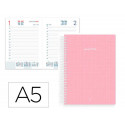 AGENDA ESPIRAL LIDERPAPEL GAZI A5 2026 DIA PAGINA DESIGN 1 PAPEL 70 GR