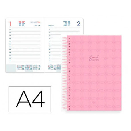 AGENDA ESPIRAL LIDERPAPEL PERISSA A4 2026 DIA PAGINA DESIGN 2 PAPEL 80 GR AGENDA ESPIRAL LIDERPAPEL PERISSA A4 2026 DIA PAGINA DESIGN 2 PAPEL 80 GR